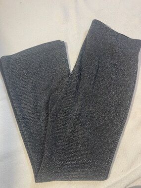 Old Navy Sparkly Charcoal Ribbed Flare Pants